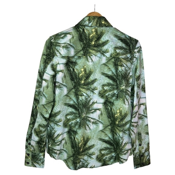 KSUBI NWT MEN’S PARADISE BUTTON DOWN LONG SLEEVE SHIRT SZ L - Picture 2 of 5